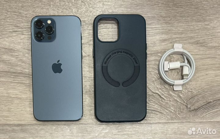 iPhone 12 Pro Max, Pacific Blue (Ростест, Sim)