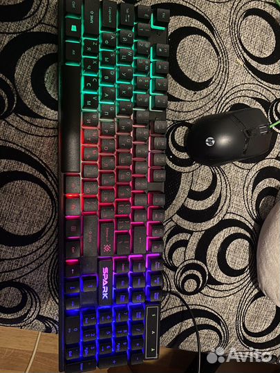 Мышка и клавиатура игровые