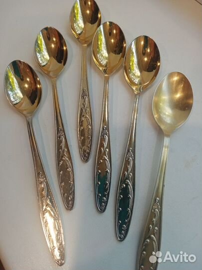 Ложки мельхиоровые десертные, чайные, кофейные