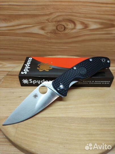 Нож складной Spyderco Tenacious чёрный