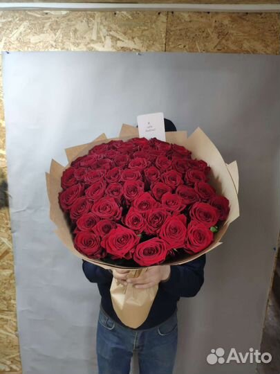 Роза 51шт
