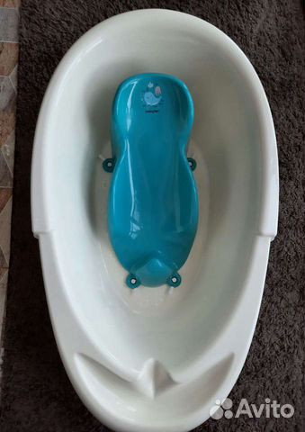 Ванночка для купания с горкой