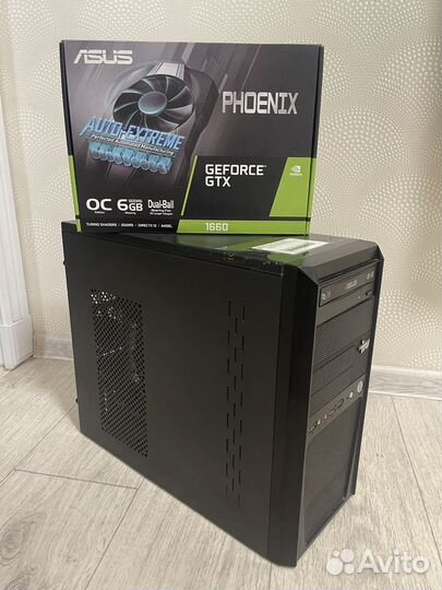 Игровой пк Xeon e3-1230v3/16gb/gtx1660/ssd500