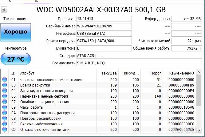 Жесткий диск 500 гб 4 штуки