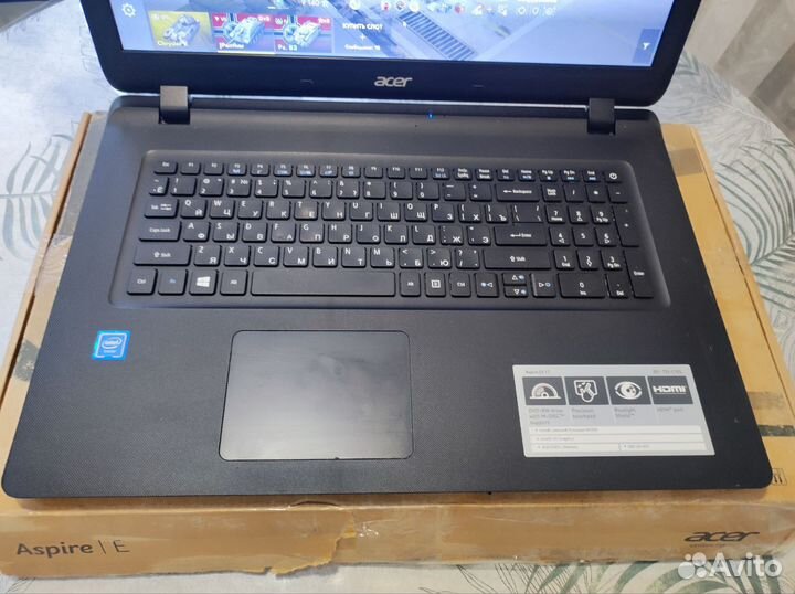Как новый 17,3 2020г. Acer Ssd256+8gb+Office