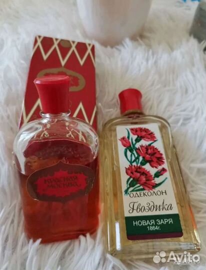 Духи Красная Москва и Одеколон Гвоздика