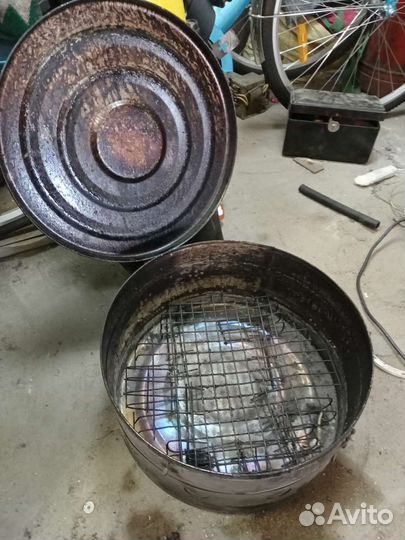 Бикса коптилка для рыбы, птицы, мяса, сала