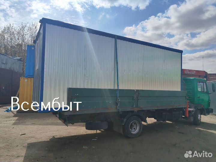 Строительная бытовка на участок в назначенное время