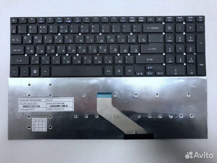 Новая клавиатура для ноутбука Acer V3-571