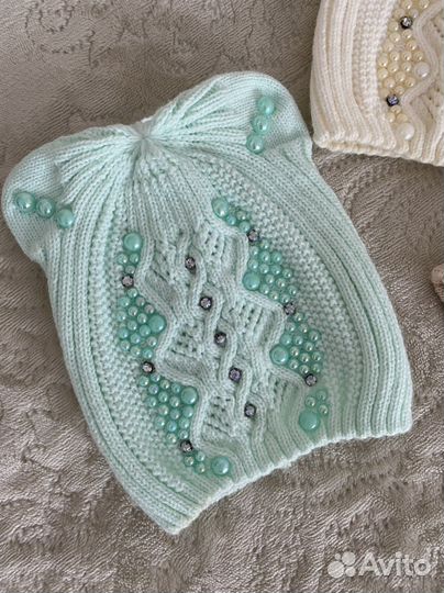 Шапки на девочку (на осенне-весенний сезон)