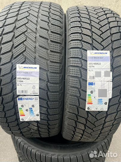 Michelin X-Ice Snow SUV 255/45 R22 и 285/40 R22 110H