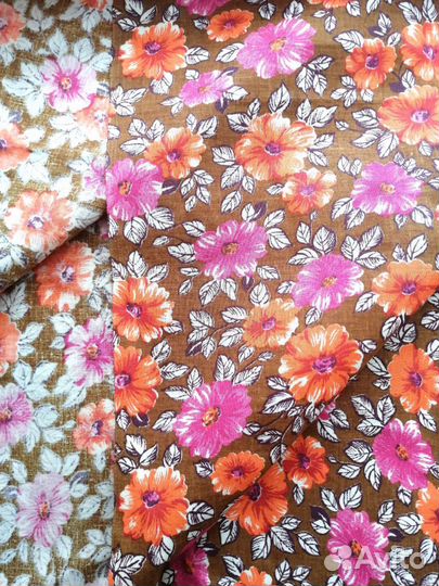 Отрезы тканей хлопок