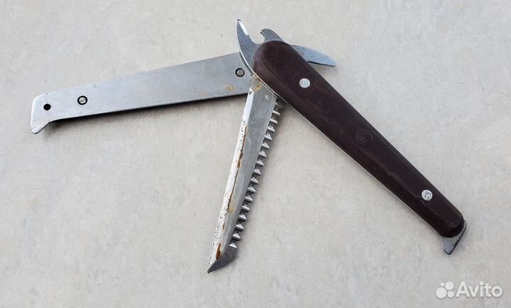 Нож СССР рыба-пила раскладной Симферополь