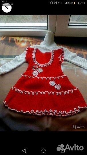 Летняя одежда для девочки 86-92-98