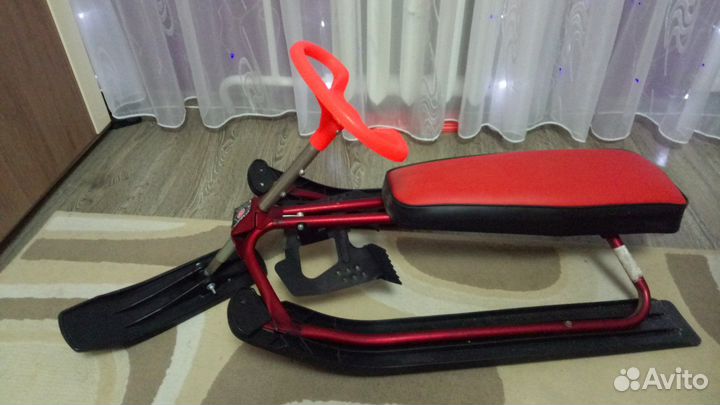 Снегокат для двоих деток