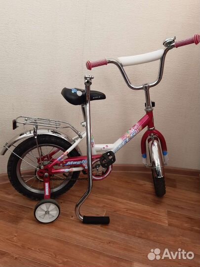 Детский велосипед с ручкой бу