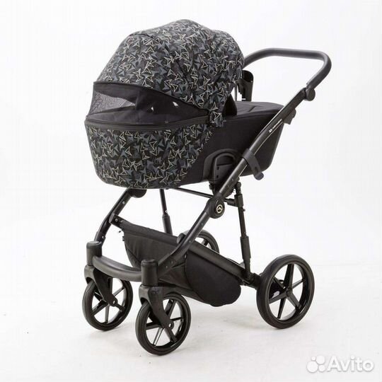 Коляска Adamex mobi Air Flowers 2 в 1 M-DW7