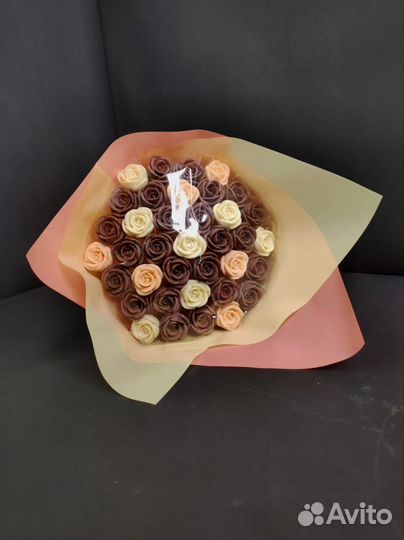 Букет - 37 Роз из Бельгийского Шоколада