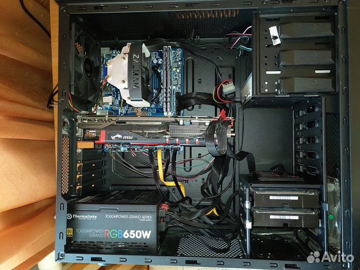 Игровой пк Intel i7, R9 390X 8Gb, 16Gb, SSD + HDD