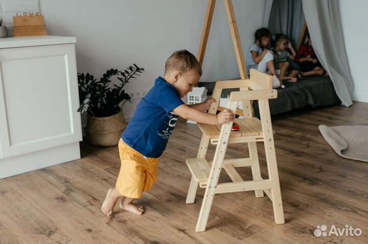 Тест-драйв растущего стульчика Тоян