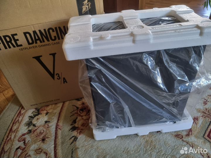 Корпус ATX 1stPlayer V3-A-4G6 чёрный