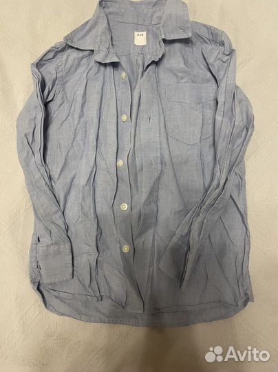 Рубашка фланелевая, рубашка школьная белая