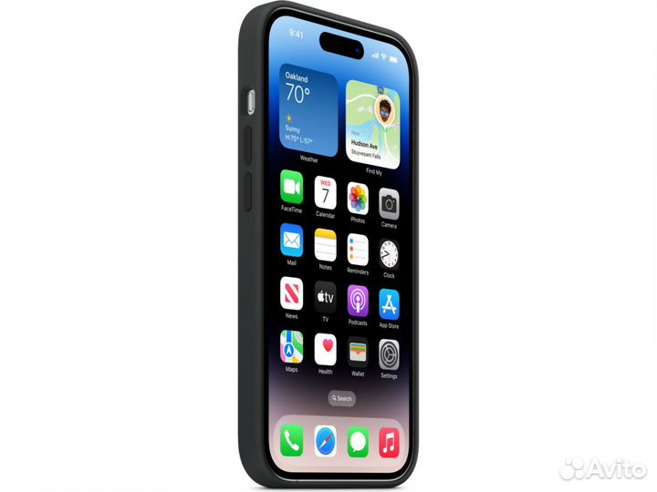 Клип-кейс iPhone 14 Pro Silicone Case Soft Touch Ч