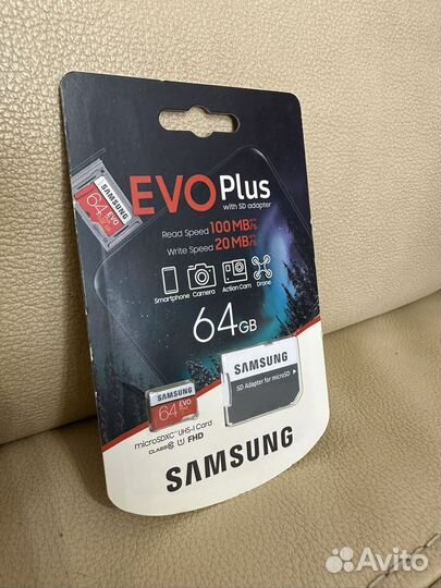 Карта памяти micro sd 64 gb (новыя )