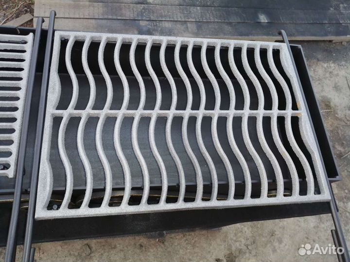 Решётка-гриль, чугунная решётка в Тюмени