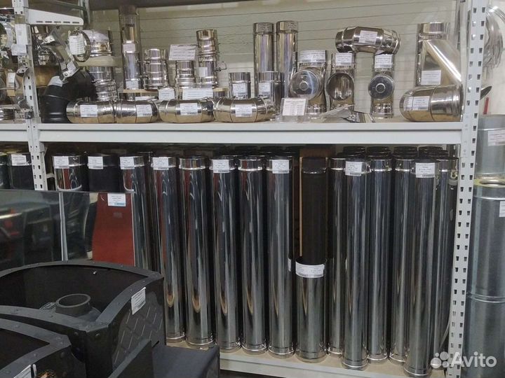 Дымоход, банные печи