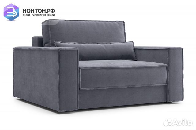 Кресло тик-так Сохо темно-серое