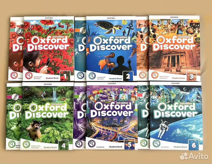 Oxford discover 1,2,3,4,5, 6 - 2 ed SB+WB