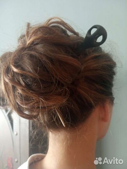 Шпильки канзаши для волос 