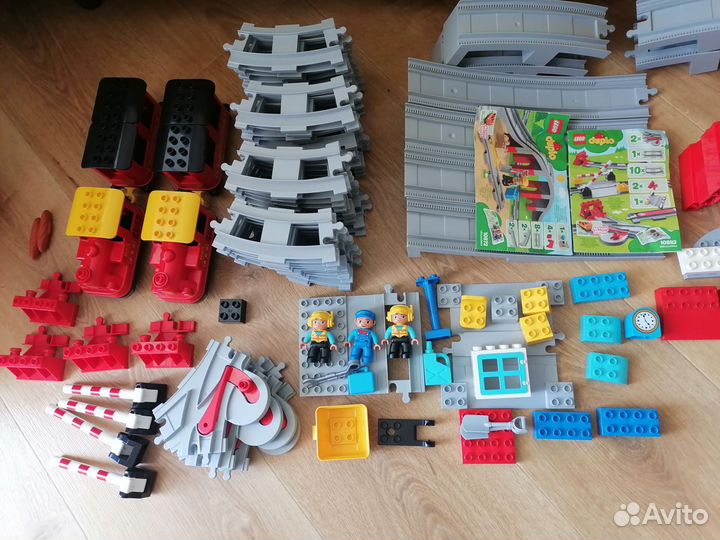 Lego Duplo поезда, рельсы