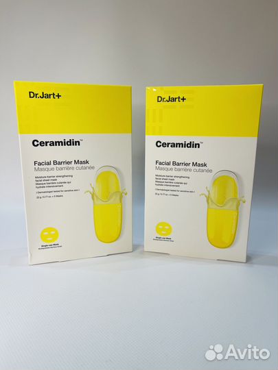 Dr jart ceramidin набор тканевых масок 5 шт