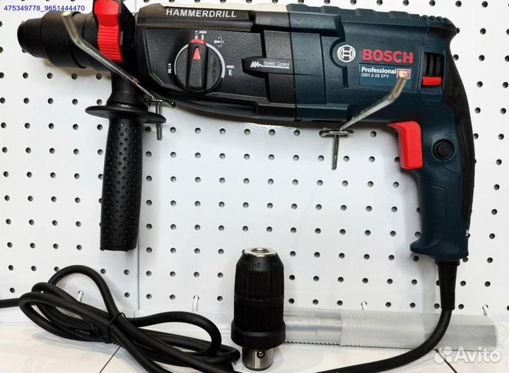 Перфоратор Bosch GBH 2-28 DFV +патрон +буры
