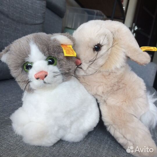 Steiff Германия заяц кролик кот игрушка