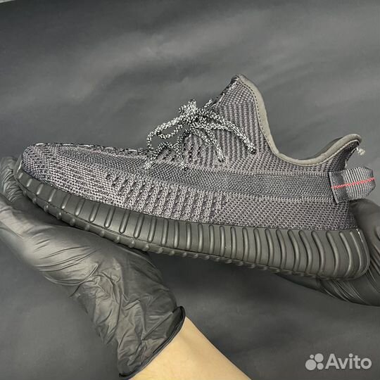 Кроссовки adidas yeezy boost 350 black/изи черные