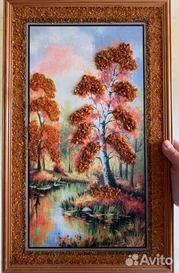 Картины из янтаря