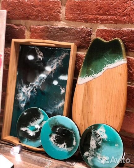 Мастер-класс по эпоксидной смоле и жидкому акрилу