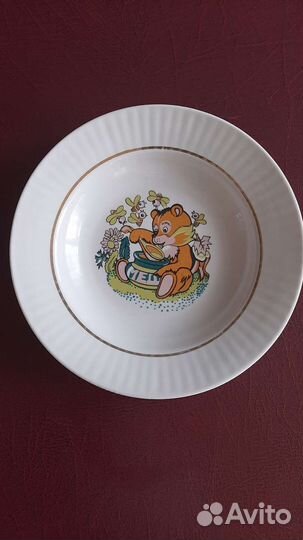 Детские тарелки СССР