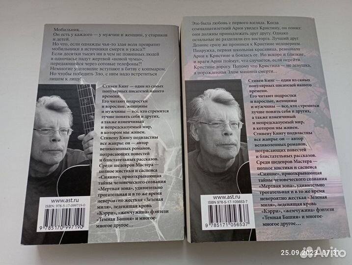 Книги С. Кинга 2 шт