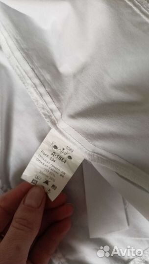 Рубашка белая детская