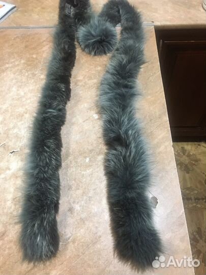 Меховой воротник и длинная опушка