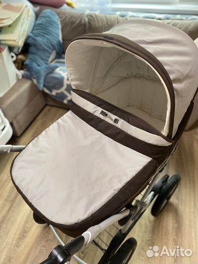 Коляска Peg Perego Young Auto коричневая (шоколад)