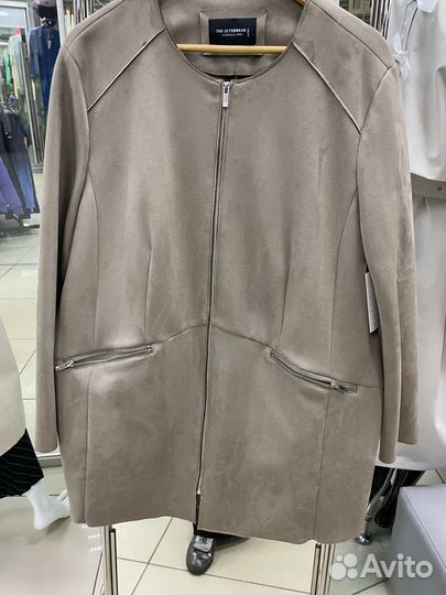 Тренч женский 52 54 новый, искусств.замша