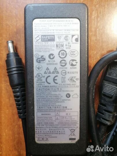 Блок питания Samsung 5.5x3.0x1.0 19V 2.1A