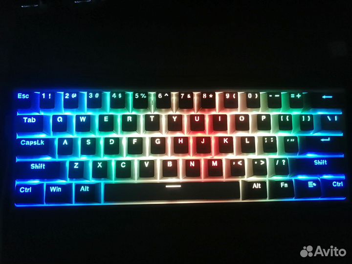 Игровая клавиатура redragon fizz k617 rgb