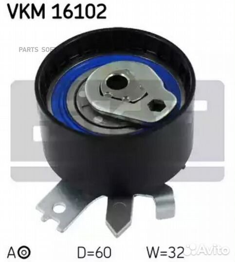 SKF VKM16102 Ролик натяжителя ремня грм