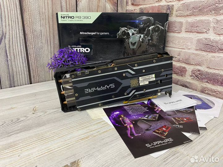 Видеокарта Sapphire Radeon R9 390 8gb gddr5